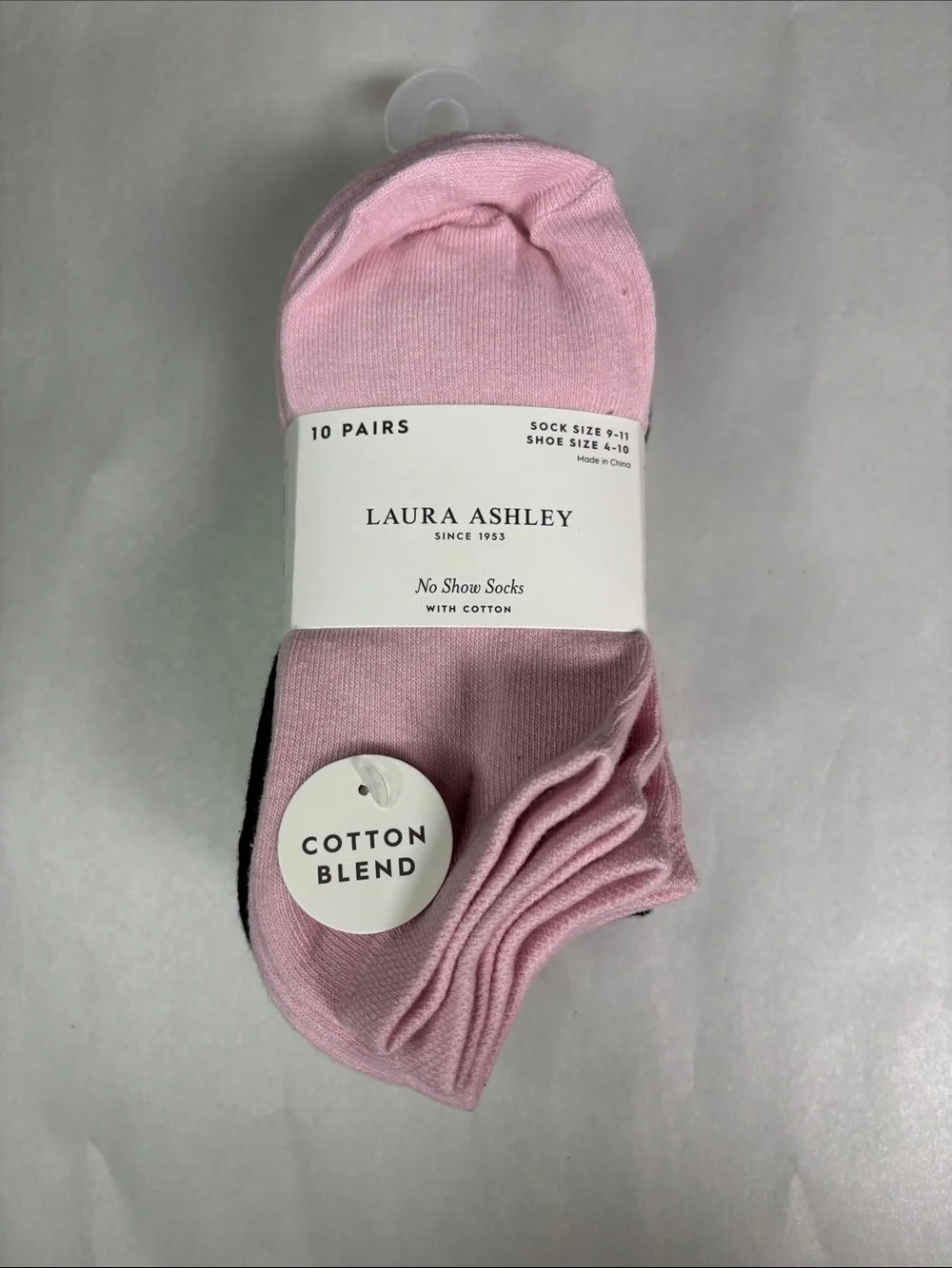 New Laura Ashley Socks Women’s 10 Pair Multicolor No Show Socks Casual Active
